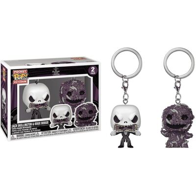 Funko POP! Keychain Nightmare Before Christmas Jack a Oogie, 2 ks v balení Funko POP! Keychain Nightmare Before Christmas Jack a Oogie, 2 ks v balení
