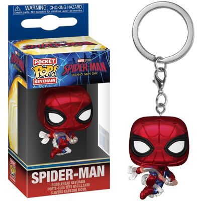 Funko POP! Keychain Spider-Man: Brand New Day (Metallic) Funko POP! Keychain Spider-Man: Brand New Day (Metallic)
