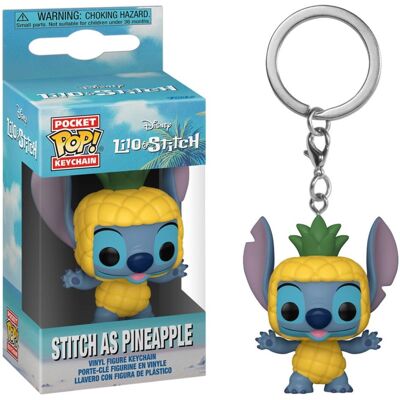 Funko POP! Keychain Lilo & Stitch Stitch as Pineapple Funko POP! Keychain Lilo & Stitch Stitch as Pineapple