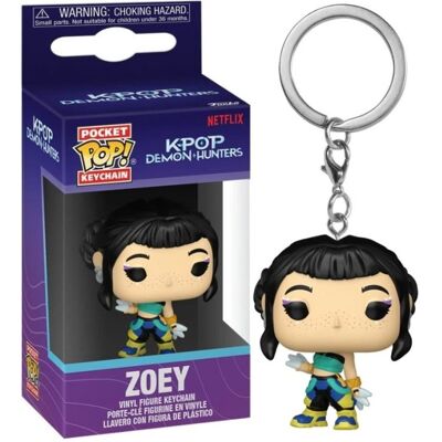 Funko POP! Keychain K POP Demon Hunters Zoey – kľúčenka Funko POP! Keychain K POP Demon Hunters Zoey – kľúčenka