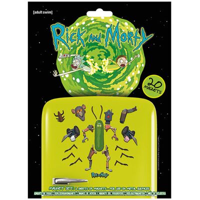 Pyramid Ricky a Morty – sada magnetiek Pyramid Ricky a Morty – sada magnetiek