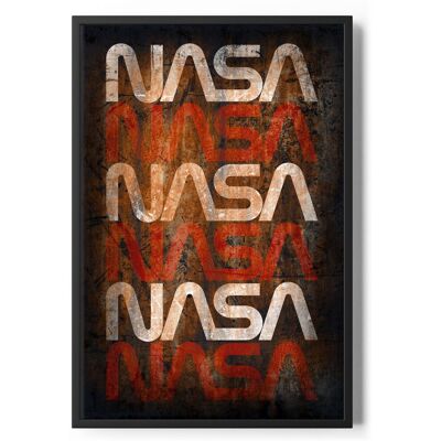 Hybris Production AB NASA Wom Logo Distressed 50 × 70 cm Hybris Production AB NASA Wom Logo Distressed 50 × 70 cm