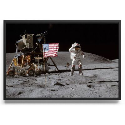 Hybris Production AB John Young On The Moon 50 × 70 cm Hybris Production AB John Young On The Moon 50 × 70 cm