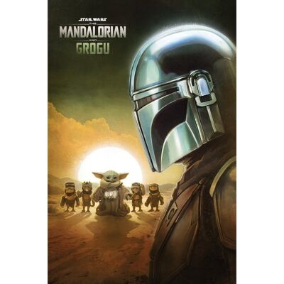 Pyramid Star Wars: The Mandalorian & Grogu – Plagát Pyramid Star Wars: The Mandalorian & Grogu – Plagát