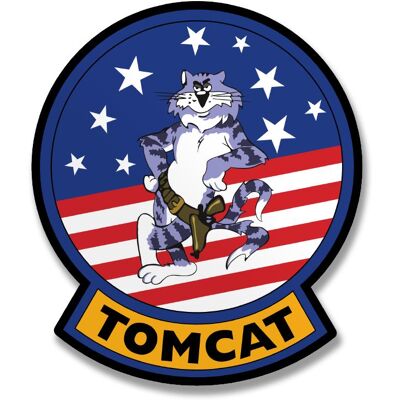 Hybris Production AB Samolepka Top Gun Tomcat 9 cm Hybris Production AB Samolepka Top Gun Tomcat 9 cm