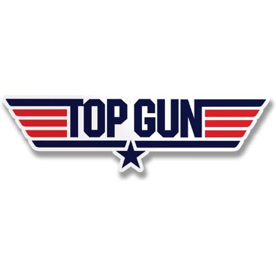 Hybris Production AB Samolepka Top Gun Logotype 12 cm Hybris Production AB Samolepka Top Gun Logotype 12 cm