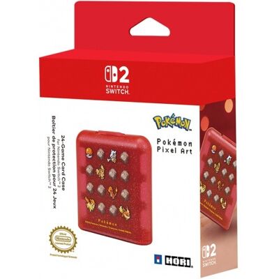 Hori Game Card Case 24 – Pixel Red – Nintendo Switch 2 Hori Game Card Case 24 – Pixel Red – Nintendo Switch 2