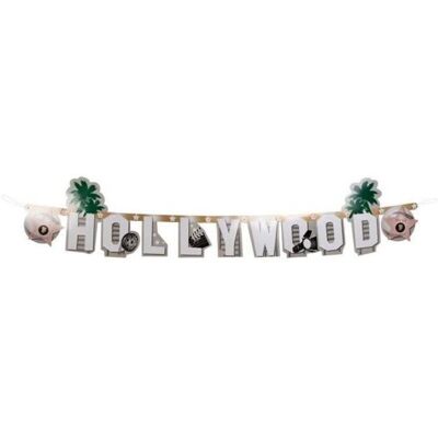 GoDan Girlanda nápis hollywood – 135 cm GoDan Girlanda nápis hollywood – 135 cm