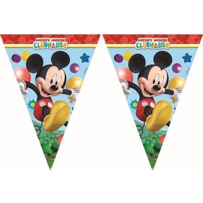 GoDan Girlanda myšiak Mickey mouse – vlajky – 230 cm GoDan Girlanda myšiak Mickey mouse – vlajky – 230 cm