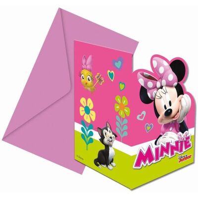 GoDan Pozvánky myška Minnie “Minnie Happy Helpers“ 6 ks GoDan Pozvánky myška Minnie “Minnie Happy Helpers“ 6 ks