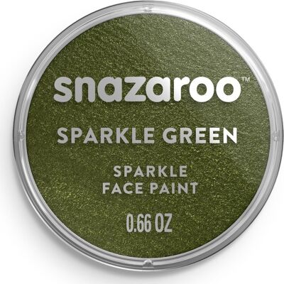 Snazaroo Trblietavá Zelená (Sparkle Green) 18 ml Snazaroo Trblietavá Zelená (Sparkle Green) 18 ml
