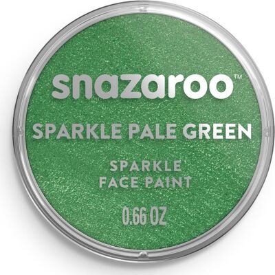 Snazaroo Trblietavá Bledozelená (Sparkle Pale Green) 18 ml Snazaroo Trblietavá Bledozelená (Sparkle Pale Green) 18 ml