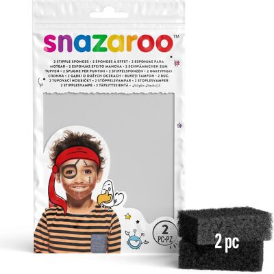 Snazaroo Tupovacie hubky na špeciálne efekty 2 ks Snazaroo Tupovacie hubky na špeciálne efekty 2 ks