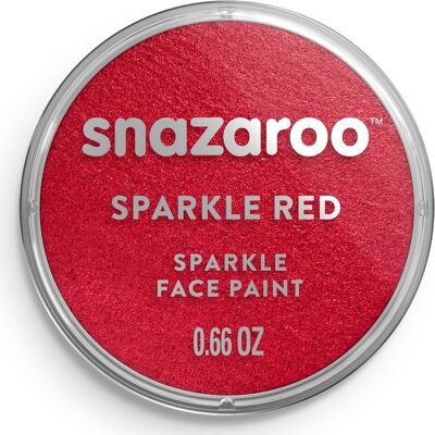 Snazaroo Trblietavá Červená (Sparkle Red) 18 ml Snazaroo Trblietavá Červená (Sparkle Red) 18 ml
