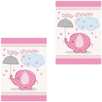Unique Pozvánky „baby shower“ tehotenský večierok, dievča/girl 8 ks – 2 ks v balení Unique Pozvánky „baby shower“ tehotenský večierok, dievča/girl 8 ks – 2 ks v balení