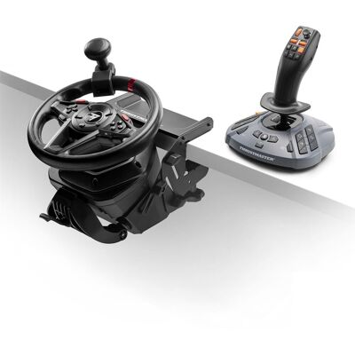 Thrustmaster T128 SimTask Farming Pack, sada volantu, pedálov a joysticku, PS5/PC Thrustmaster T128 SimTask Farming Pack, sada volantu, pedálov a joysticku, PS5/PC