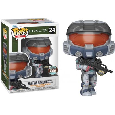 Funko Pop! Halo Spartan Mark VII with Weapon Specialty Series 24 Funko Pop! Halo Spartan Mark VII with Weapon Specialty Series 24