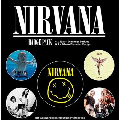 Pyramid Nirvana: Iconic – súprava 5 odznakov Pyramid Nirvana: Iconic – súprava 5 odznakov