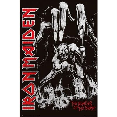 Grupo Erik Iron Maiden: Number Of The Beast – plagát Grupo Erik Iron Maiden: Number Of The Beast – plagát