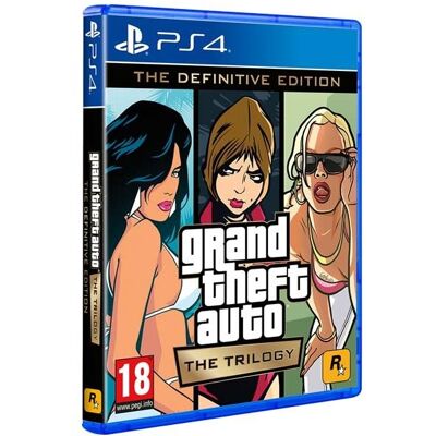 ROCKSTAR GAMES Grand Theft Auto: The Trilogy (GTA) – The Definitive Edition – PS4 ROCKSTAR GAMES Grand Theft Auto: The Trilogy (GTA) – The Definitive Edition – PS4