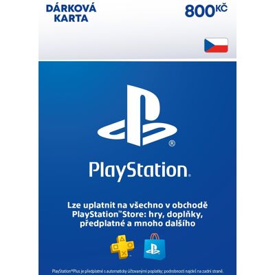 Sony PlayStation Store - Kredit 800 Kč - CZ Digital Sony PlayStation Store - Kredit 800 Kč - CZ Digital