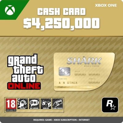 Microsoft Grand Theft Auto V (GTA 5): Whale Shark Card DIGITAL Microsoft Grand Theft Auto V (GTA 5): Whale Shark Card DIGITAL