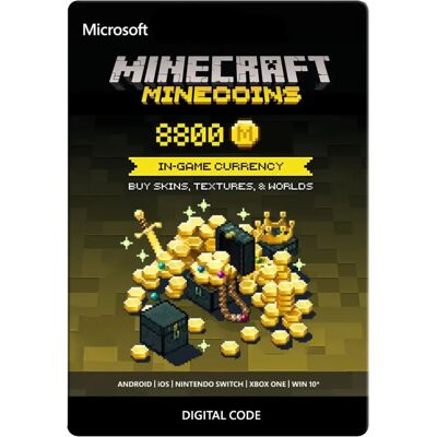 Microsoft Minecraft: Minecoins Pack: 8800 Coins – Xbox/Windows Digital Microsoft Minecraft: Minecoins Pack: 8800 Coins – Xbox/Windows Digital