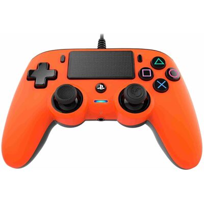 Nacon Wired Compact Controller PS4 – oranžový Nacon Wired Compact Controller PS4 – oranžový