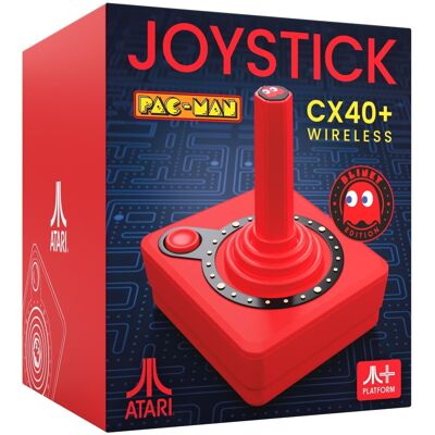 Atari Pac-Man: CX40+ Wireless Joystick – Blinky – ovládač Atari Pac-Man: CX40+ Wireless Joystick – Blinky – ovládač