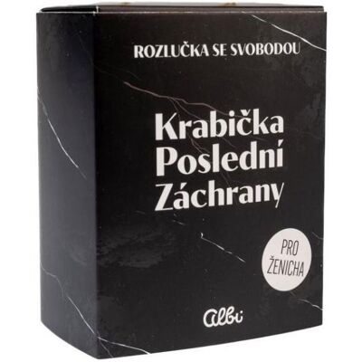 Albi Krabička poslednej záchrany – pánska – rozlúčka so slobodou – 5 ks Albi Krabička poslednej záchrany – pánska – rozlúčka so slobodou – 5 ks