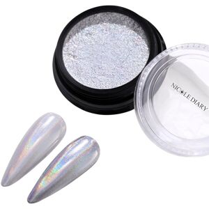 NICOLE DIARY Chrómový pigment na nechty so zrkadlovým efektom Solid chrome 11 NICOLE DIARY Chrómový pigment na nechty so zrkadlovým efektom Solid chrome 11