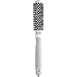 OLIVIA GARDEN Expert Shine Wavy Bristles White&Grey; 20 mm OLIVIA GARDEN Expert Shine Wavy Bristles White&Grey; 20 mm