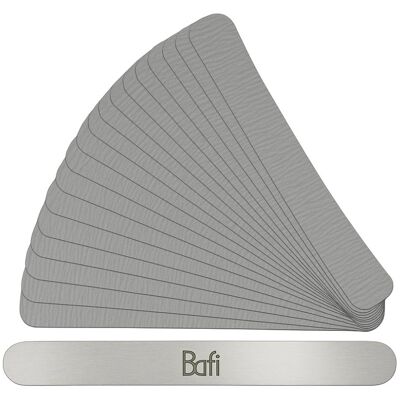 BAFI Kovová základňa rovná + Náhradný brúsny papier rovný, 180 gr, 25 ks BAFI Kovová základňa rovná + Náhradný brúsny papier rovný, 180 gr, 25 ks