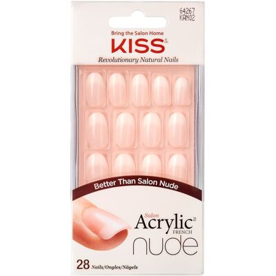 Kiss Salon Acrylic Nude Nails – Graceful Kiss Salon Acrylic Nude Nails – Graceful