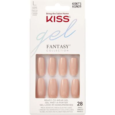 Kiss Gel Fantasy Nails - Ab Fab - Burgundy Kiss Gel Fantasy Nails - Ab Fab - Burgundy