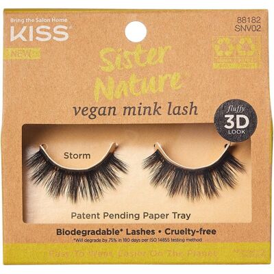 Kiss Sister Nature Vegan Mink – Storm Kiss Sister Nature Vegan Mink – Storm