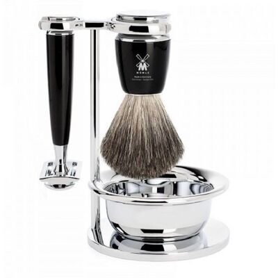 MÜHLE Rytmo Black Pure Badger 4 ks MÜHLE Rytmo Black Pure Badger 4 ks