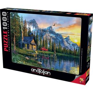 Anatolian Puzzle Západ slnka na chalupou 1000 dielikov Anatolian Puzzle Západ slnka na chalupou 1000 dielikov