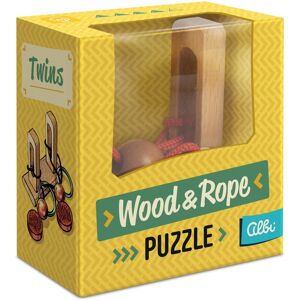 Albi Wood & Rope puzzle - Twins Albi Wood & Rope puzzle - Twins