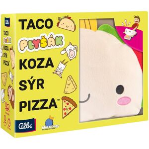 Albi Taco, plyšák, koza, syr, pizza Albi Taco, plyšák, koza, syr, pizza
