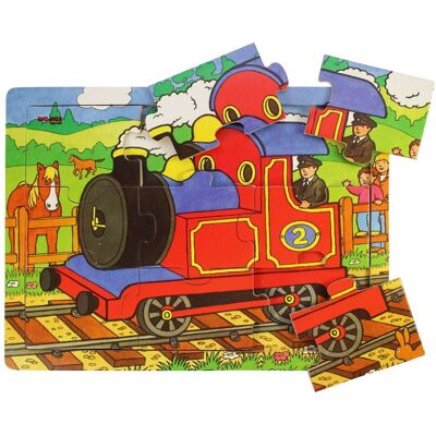 Bigjigs Toys Drevené puzzle – Vlak Bigjigs Toys Drevené puzzle – Vlak