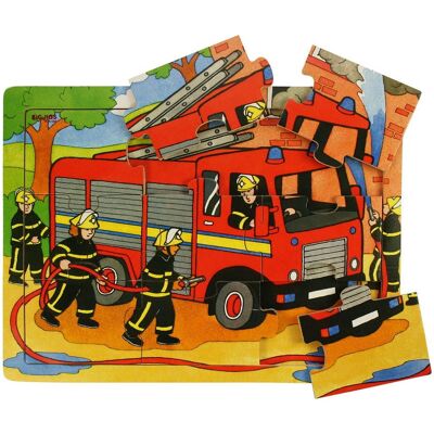 Bigjigs Toys Drevené puzzle – Hasiči Bigjigs Toys Drevené puzzle – Hasiči