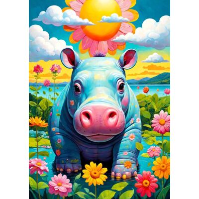 ENJOY Puzzle Slniečkový hrošík 1000 dielikov ENJOY Puzzle Slniečkový hrošík 1000 dielikov
