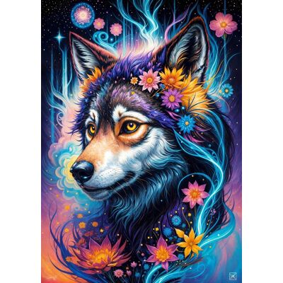 ENJOY Puzzle Čarovný vlčí portrét 1000 dielikov ENJOY Puzzle Čarovný vlčí portrét 1000 dielikov