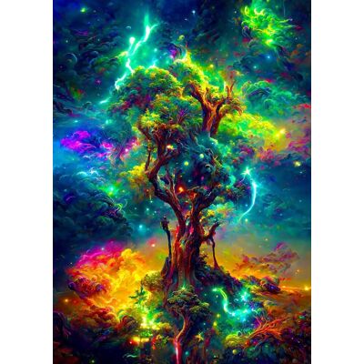 ENJOY Puzzle Kozmický strom života 1000 dielikov ENJOY Puzzle Kozmický strom života 1000 dielikov