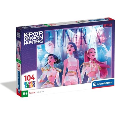 Clementoni K-pop Lovkyně démonů - Huntrix 104 dílků - puzzle Clementoni K-pop Lovkyně démonů - Huntrix 104 dílků - puzzle