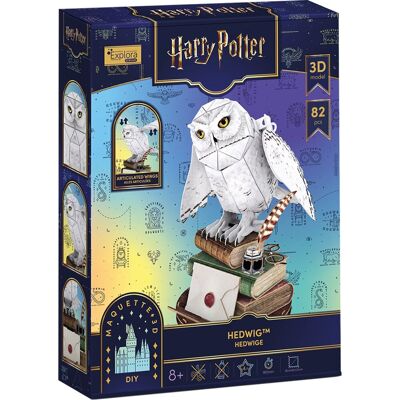 CubicFun Harry Potter: Sova Hedviga 82 dielikov – 3D puzzle CubicFun Harry Potter: Sova Hedviga 82 dielikov – 3D puzzle