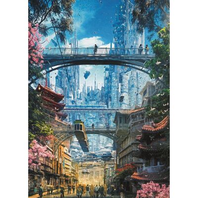 HEYE Puzzle Future Cities: Obchodný okrsok 1 000 dielikov HEYE Puzzle Future Cities: Obchodný okrsok 1 000 dielikov
