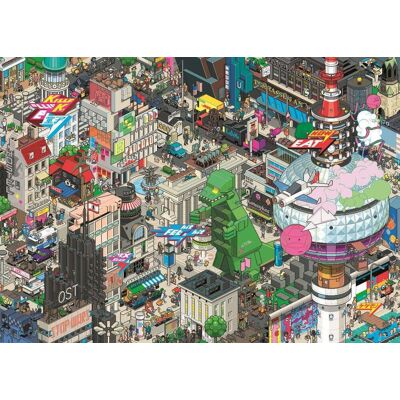 HEYE Puzzle Pixorama: Berlínské pátranie 1000 dielikov HEYE Puzzle Pixorama: Berlínské pátranie 1000 dielikov