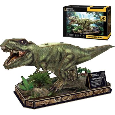CUBICFUN 3D puzzle National Geographic: Tyrannosaurus Rex 52 dielikov CUBICFUN 3D puzzle National Geographic: Tyrannosaurus Rex 52 dielikov